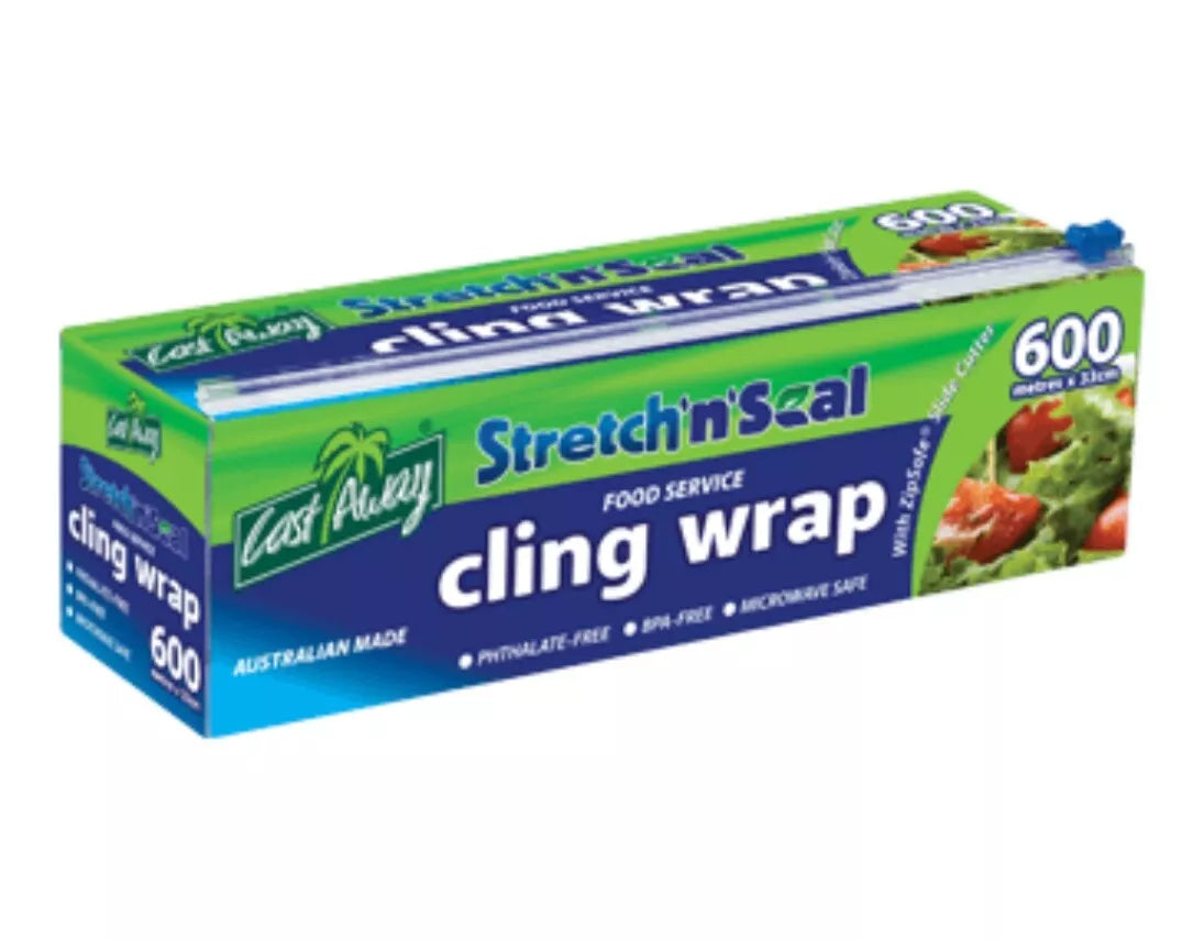 Cling Wrap 600m x 33cm Castaway