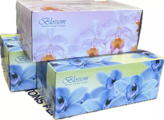 Blossom Quality Facial Tissue White 180X2Ply 32/CTN